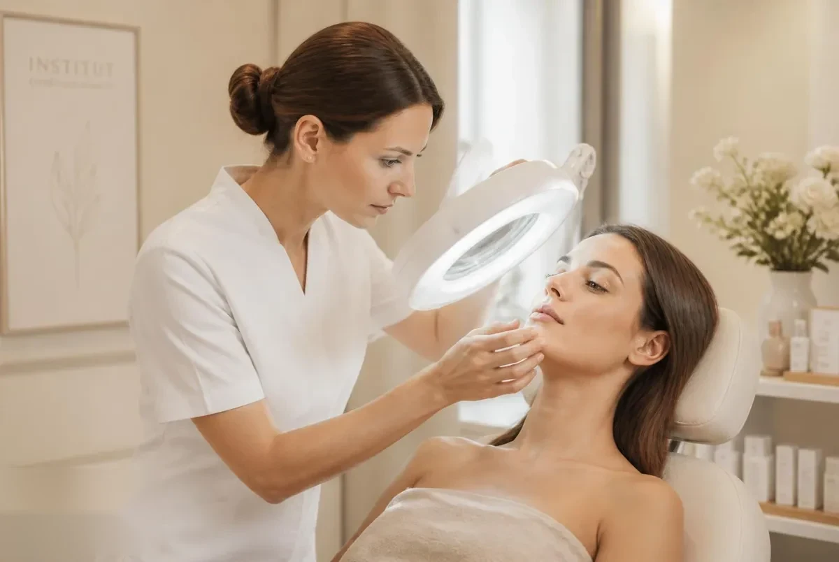 Hautanalyse und Beratung im Kosmetikinstitut Beaulo Cosmetics